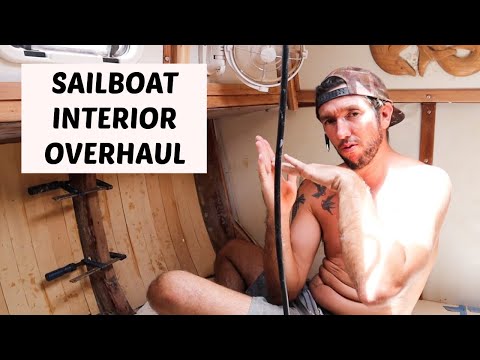 Renovating our 25 year Old Boat interior | Sailboat Refit 2, Ep 210