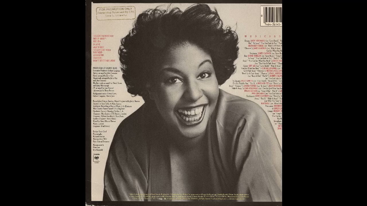 Don't Let It Fade Away - Cheryl Lynn - 1979 - YouTube
