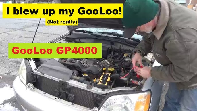 Unboxing of the GOOLOO GP4000 Jump Starter 4000A Peak Car Starter 