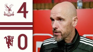 Ten Hag's Crystal Palace Reaction