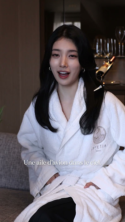 Suzy Bae se prépare pour le défilé Celine à la Fashion Week de Paris