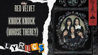 RED VELVET - 'Knock Knock (Who's There?)' Lyrics