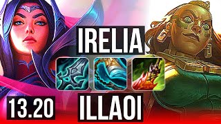 IRELIA vs ILLAOI (TOP) | 11/0/1, 8 solo kills, Legendary, 600+ games | NA Challenger | 13.20