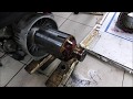 Легко и безопасно снимаем ротор с генератора, электростанции.  How to remove the generator rotor
