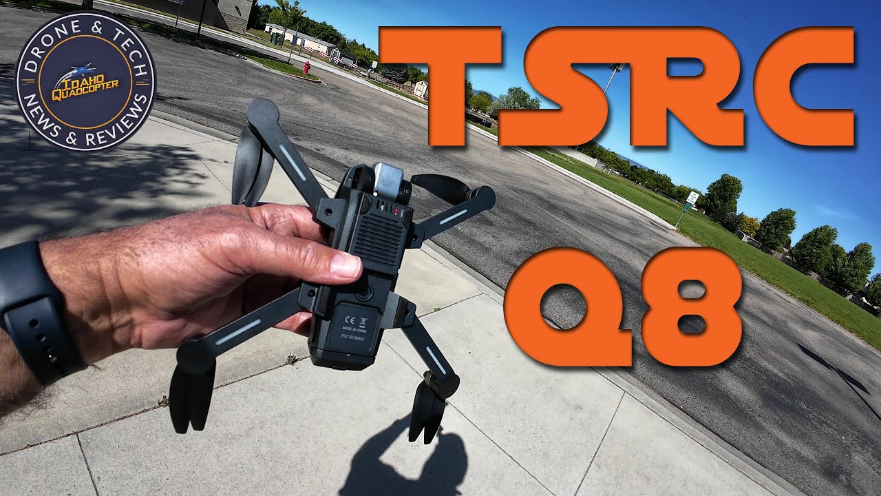 TSRC Q8 GPS Camera drone Introduction and Flight Review - YouTube