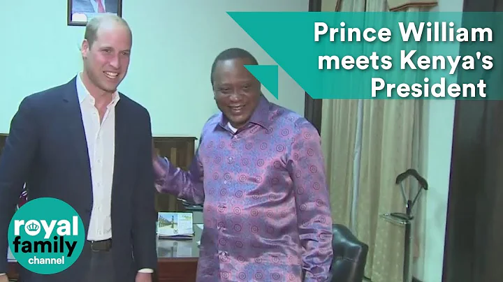 Prince William meets Kenya's President Uhuru Kenyatta