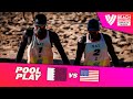 Cherifahmend vs evansburdinger  pool play highlights  brasilia 2024 beachprotour