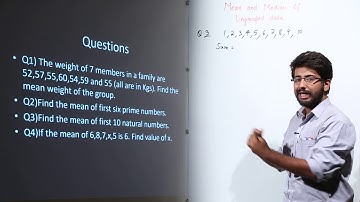 Online Best Free Topic l Class 9th I Math I ICSE I Chapter 19 | Statistics I Mean And Median I  L295