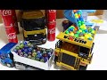 Marble Run Race ☆ Dump Truck & Marble Tower