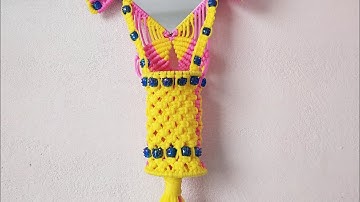 Macrame Beautiful Heart Shape Mirror Tiutorial