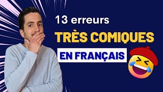 😂 13 COMIC errors in French.