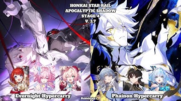 Apocalyptic Shadow | E0S0 Evernight Hypercarry & E0S1 Phainon Hypercarry | Honkai Star Rail 3.7
