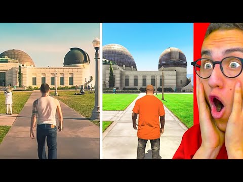 Reacting To GTA 5 vs. REAL LIFE!