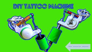 How to make a tattoo machine from PVC/တက်တူးစက်လုပ်နည်း