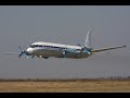 THE SIGHT & THE SOUND 2/3 : Inflight spectacular Low Pass of Grixona IL-18 ER-ICB around Balti