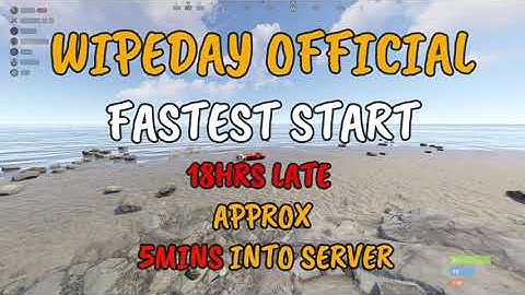 #rust /MY FASTEST OFFICIAL VANILLA START IN RUST