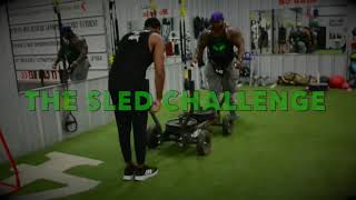 Unstoppable: Da Hulk  VS. 300lb SLED AND 4 HUMANS A CLEAR CUT CHALLENGE TO NFL’S JAMES HARRISON