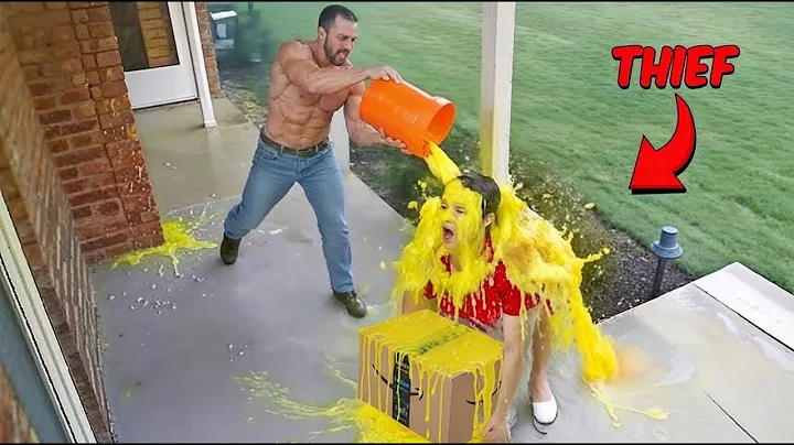 When porch pirates get instant karma!