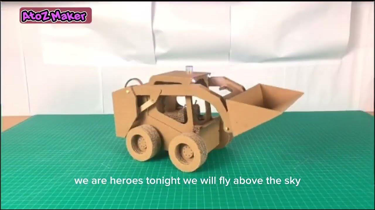 How To Make Bulldozer At Home Using The Cardboard That Was Amazing