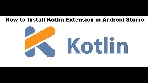 How to Install Kotlin extension in Android Studio 2.3.