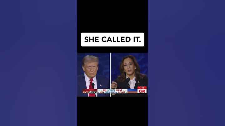 Kamala Harris called it EXACTLY