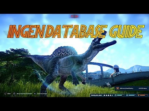 Jurassic World Evolution - Ultimate Ingen Database Guide - I Read Your Book - Trophy Achievement