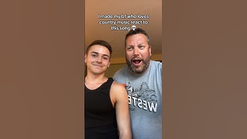 my BF reacts to the gayest country song ever 😂