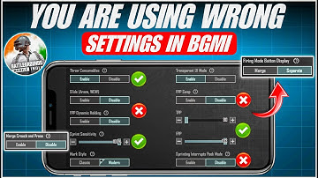 BGMI All New Basic & Advance SETTINGS & CONTROLS | Best Settings/Controls Guide | BGMI & PUBG Mobile