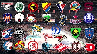 European NHL???😃😃30Biggest Ice Hockey Arenas in Europe😃😃