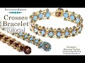 Crosses Bracelet- DIY Jewelry Making Tutorial by PotomacBeads