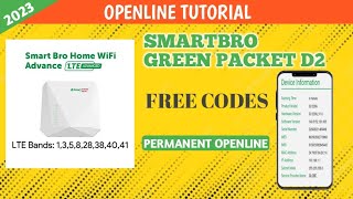 How to Openline Smartbro Greenpacket D2 wifi using Smartphone this 2023