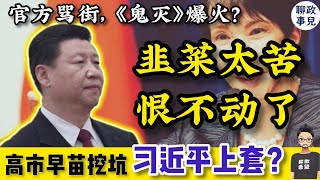高市早苗挖坑, 习近平上套？官方骂街,《鬼灭》却爆火！真相：韭菜太苦，恨不动了！