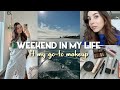 My 2022 go-to Makeup, Lazy Sunday, Book Updates | WEEKEND VLOG