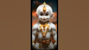 Thumbnail of Cute hanumanji status 🙏🏻🚩🌹Jai Shree Ram song  🙏🏻 cute baby Hanuman #shorts #hanuman #status
