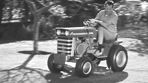 Massey Ferguson Lawn Tractor commercial with Jerry Colonna - 1960's?