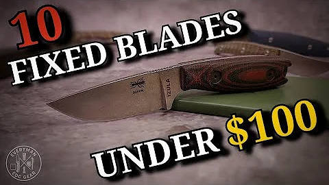 Best Budget EDC Fixed Blades (Under $100)