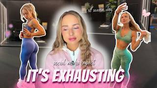 Reality of Being on Social Media - My Thoughts Off Season Vlog Glutes Workout