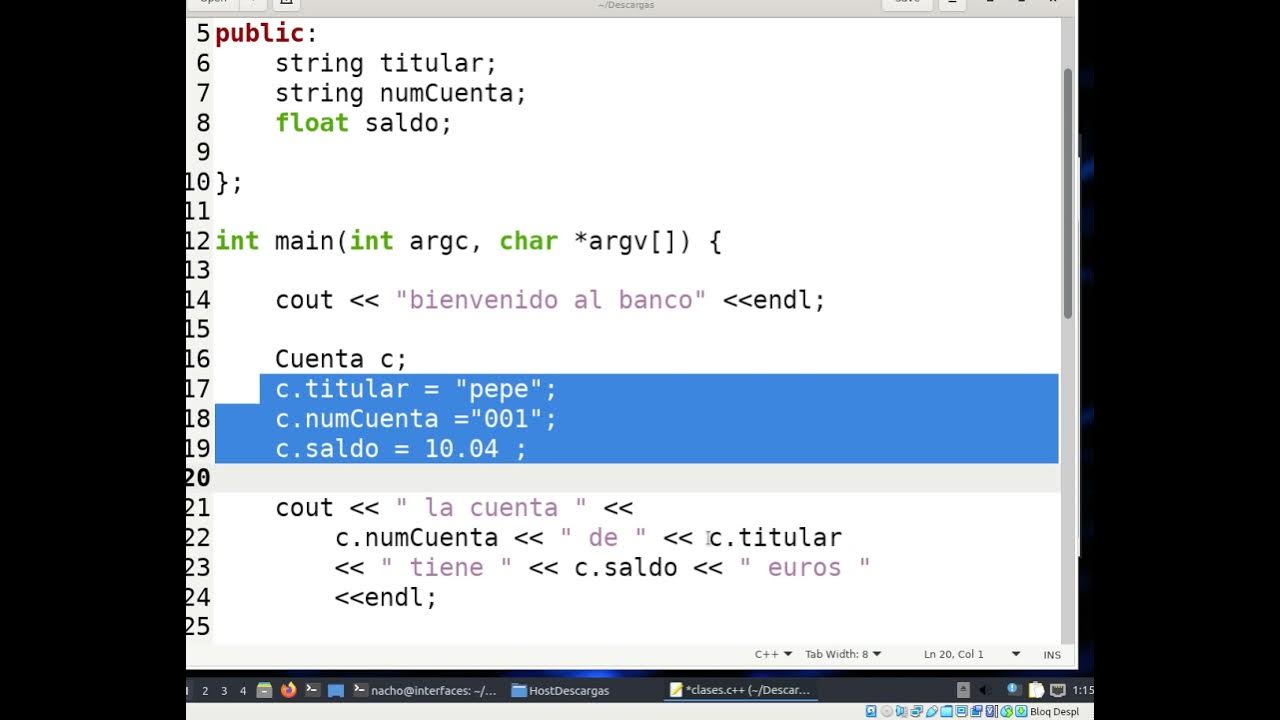 intro C++ Clases 01 Basico - YouTube
