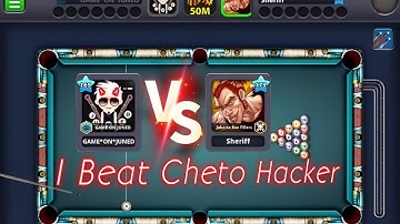 Omg 😮 How I Beat Cheto Hacker 🤔 8 Ball Pool || GAME ON JUNED