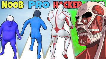Titan Rush 3D - New Skins - NOOB vs PRO vs HACKER vs GOD Part3