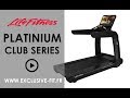 Tapis de course life fitness platinium club series  exclusive fit
