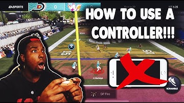 PLAYING MADDEN MOBILE WITH A CONTROLLER FOR THE FIRST TIME!!!