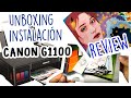 Unboxing / Instalación impresora Canon G1100  Review