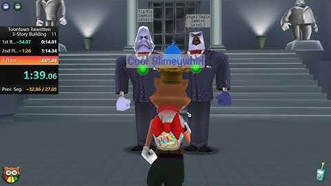 Toontown Rewritten speed run 3 story Building