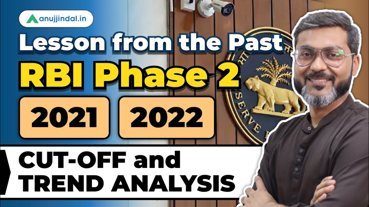 RBI Phase 2 Cut Off Analysis Trend Analysis RBI Phase 2 Exam RBI