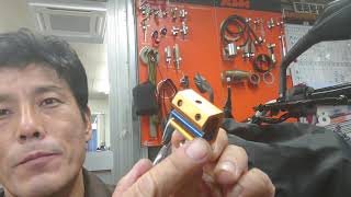 ワイヤーインジェクターでワイヤーに給油する　How to use  motorcycle cable lubricator