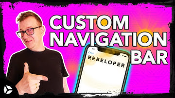 Custom Navigation Bar Swift (Fast and Easy)