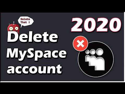 How to Delete MySpace Account fast and simple (2020)