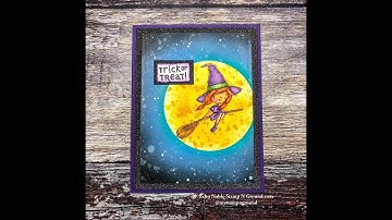 Unity Quick Tip: Ink Blended Moon and Night Sky Card