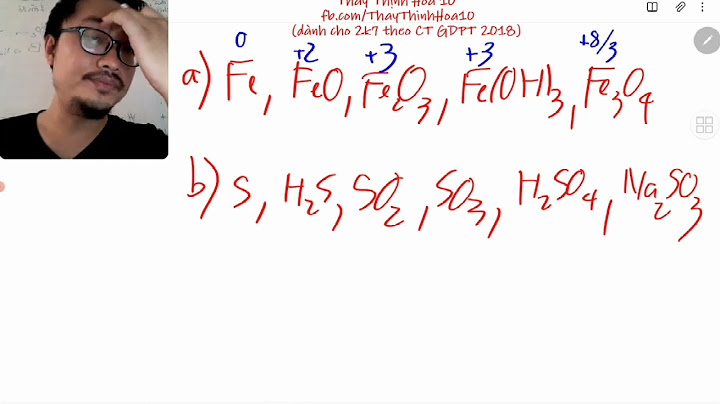 Fe có số oxi hóa trong oxi là bao nhiêu năm 2024